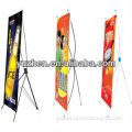Iron korea X Banner, Cheap flex X Banner Stand, Adjustable X Banner Stand